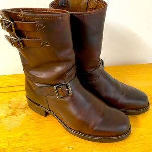 Frye engineer boots